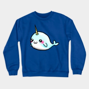 baby cute narwhal Crewneck Sweatshirt